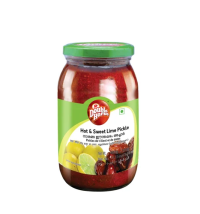 DOUBLE HORSE (hot & sweet lime dates pickle ) 400g.